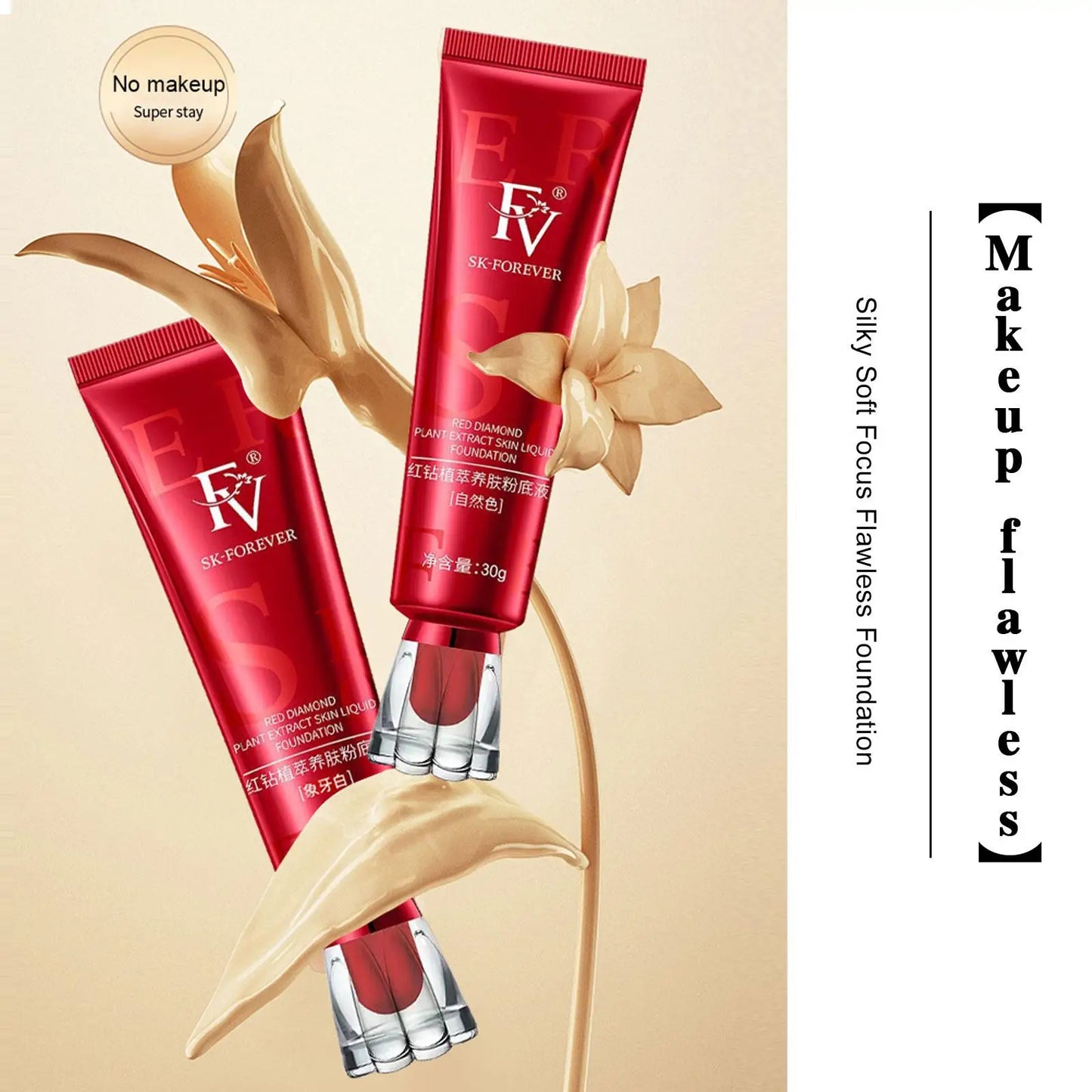 Base de Maquillaje Líquida Red Diamond de SK FOREVER
