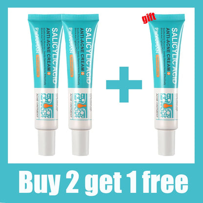 Crema Anti-Acné con Ácido Salicílico Pwyuman