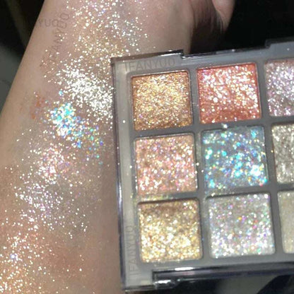 Paleta de sombras de ojos de 9 colores