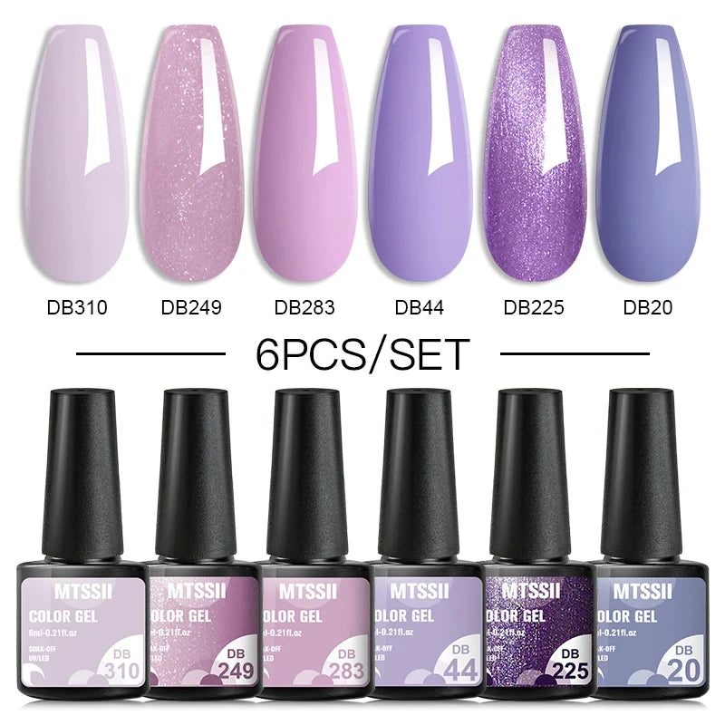 +50 Colecciones de 6 Esmaltes Semipermanentes MTSSII