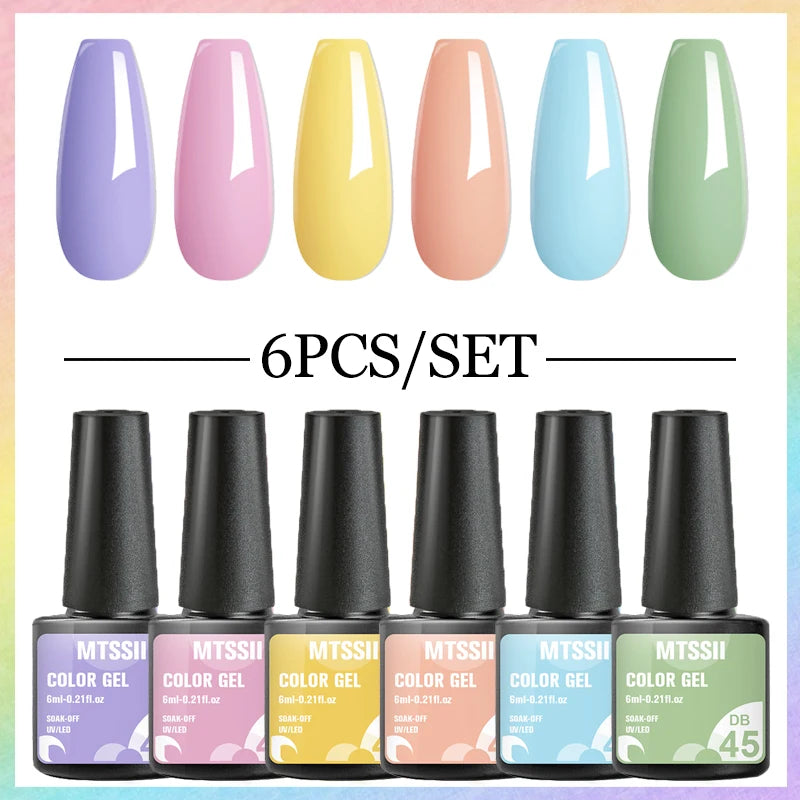 +50 Colecciones de 6 Esmaltes Semipermanentes MTSSII