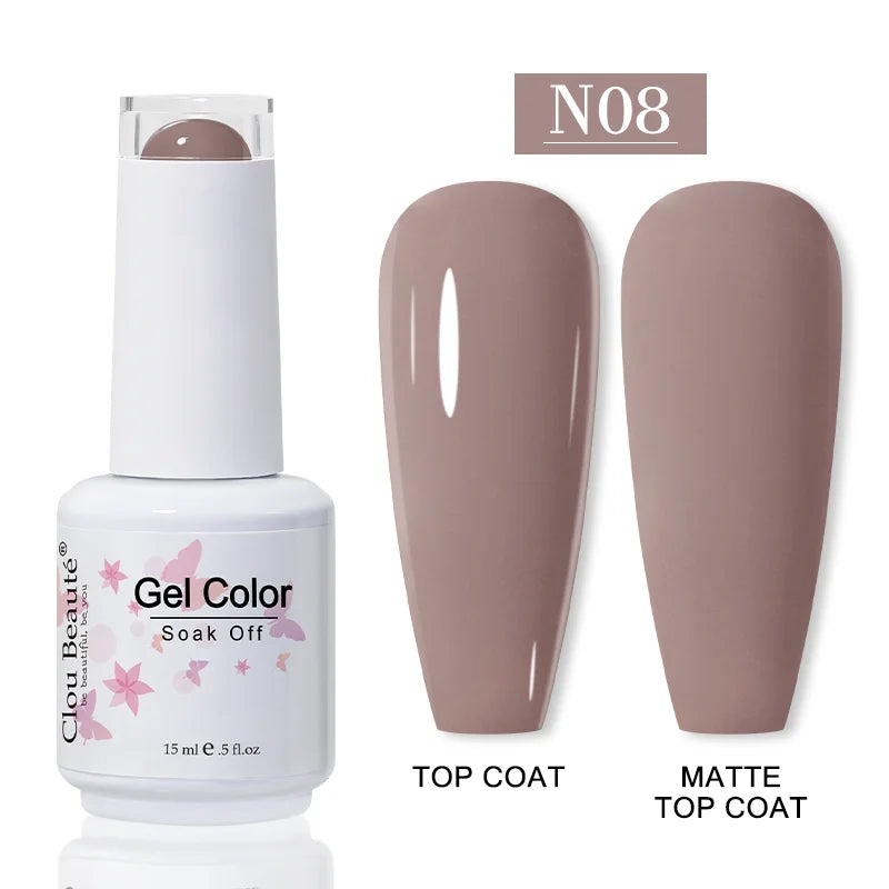 CLOU BEAUTE 30 colores de esmalte en gel de secado UV