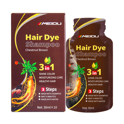 HAIR DYE Champú para cabello teñido, brillo, suavidad e hidratación.