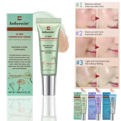 Set of 3 CC Creams - High Coverage Foundation with Centella