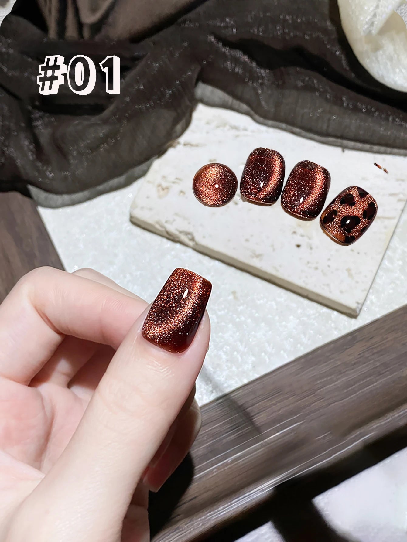 MIANEL magnetic cat eye nail polishes