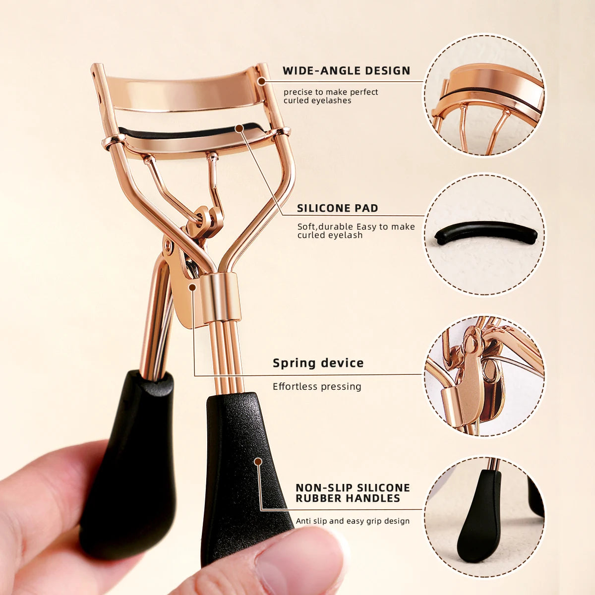 Portable Eyelash Curler.