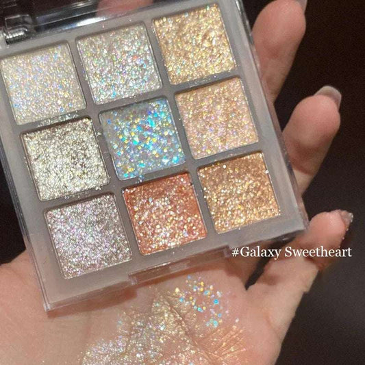 Paleta de sombras de ojos de 9 colores