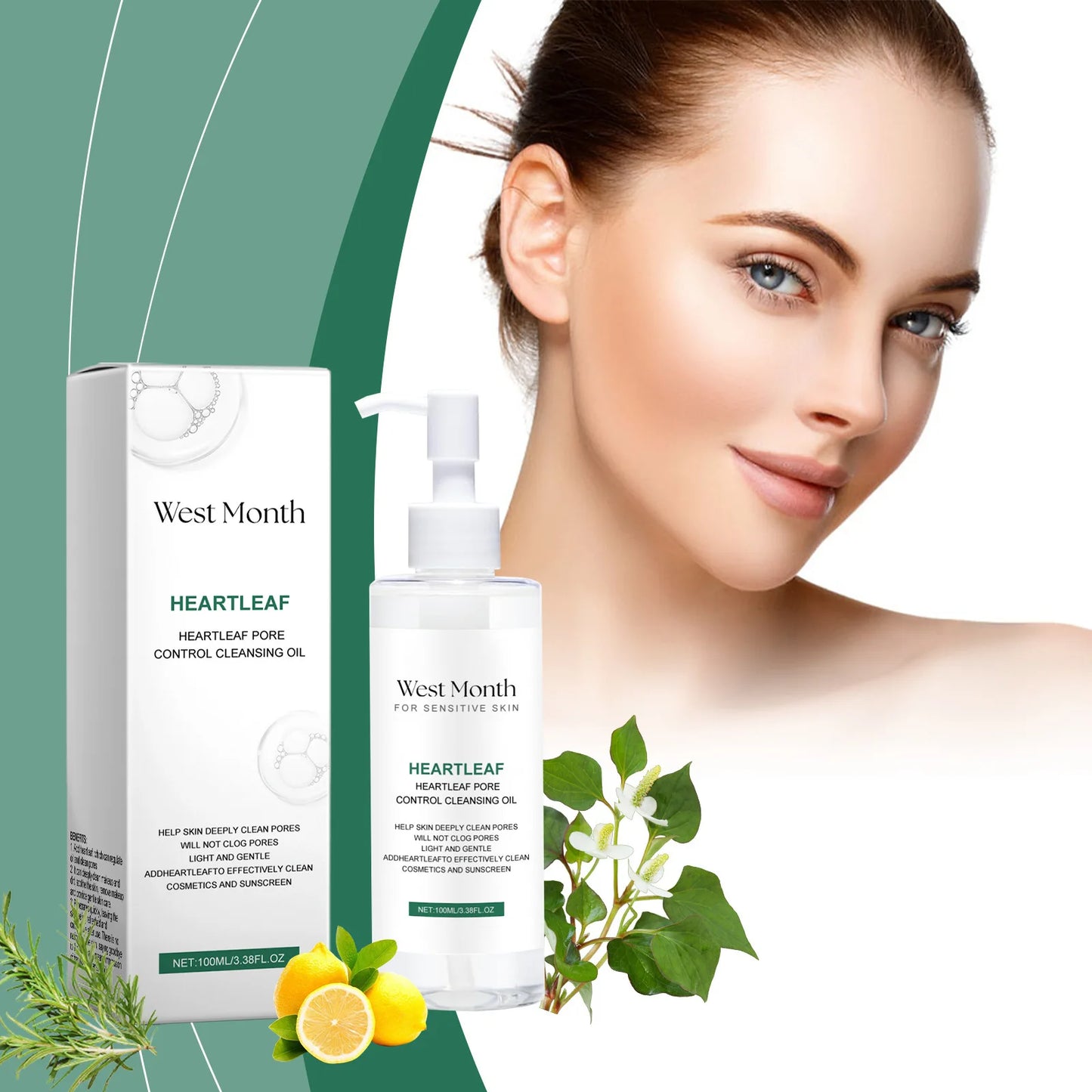 Aceite limpiador con control de poros West Month