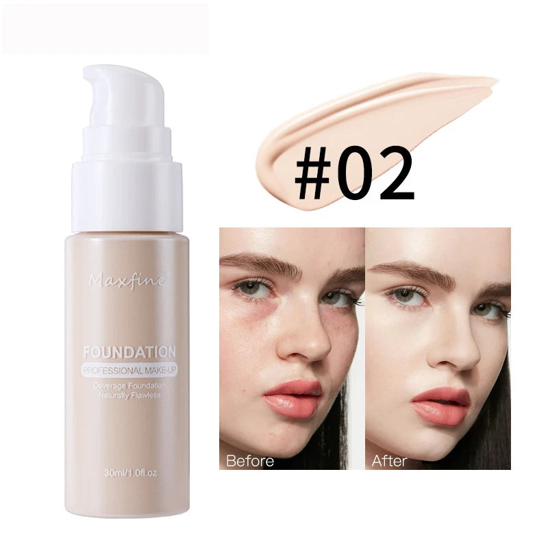 Base líquida profesional MAXFINE (12 tonos)