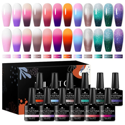 Set de esmaltes en gel MSRUIOO.