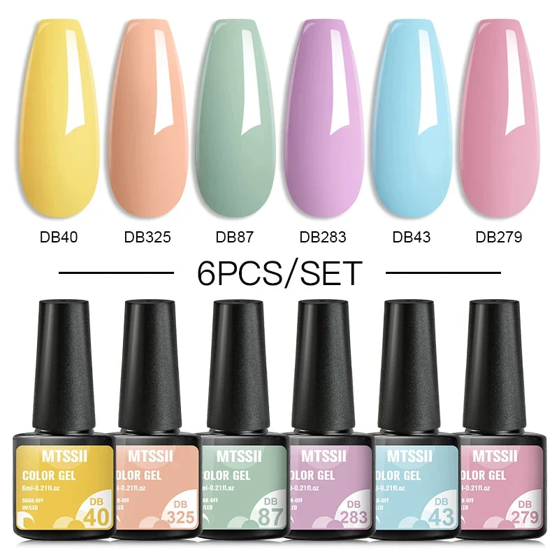 +50 Colecciones de 6 Esmaltes Semipermanentes MTSSII
