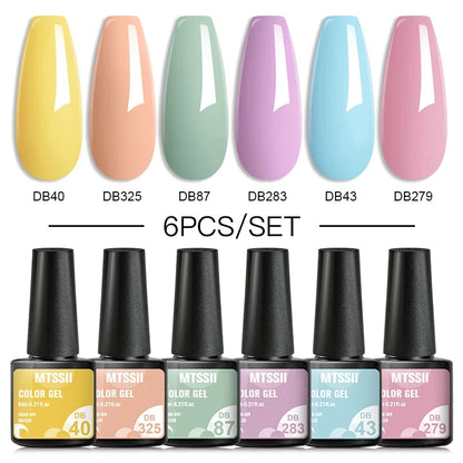 +50 Colecciones de 6 Esmaltes Semipermanentes MTSSII