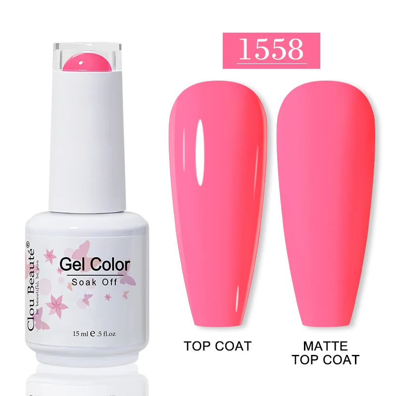 CLOU BEAUTE 30 colores de esmalte en gel de secado UV