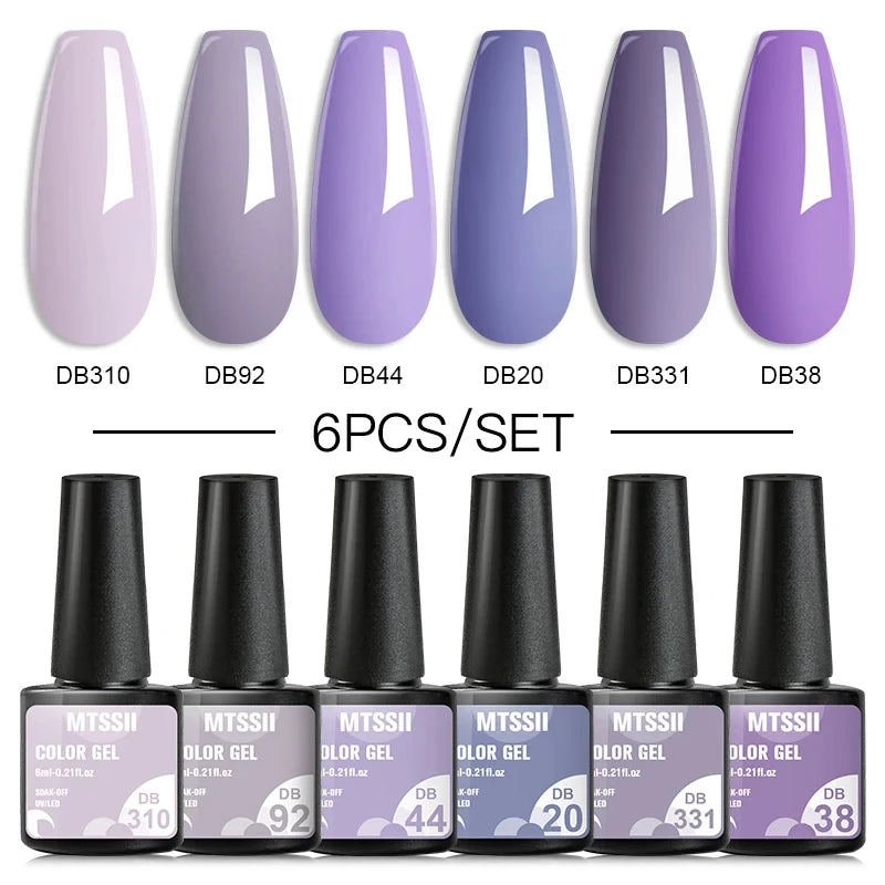+50 Colecciones de 6 Esmaltes Semipermanentes MTSSII