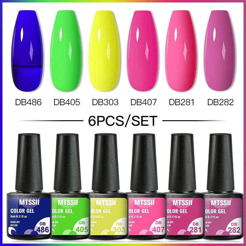 +50 Colecciones de 6 Esmaltes Semipermanentes MTSSII