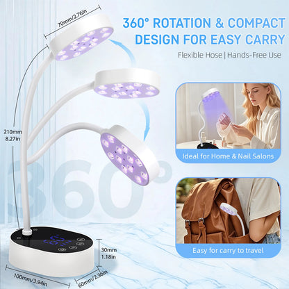 Lámpara led para curar esmalte de uñas,