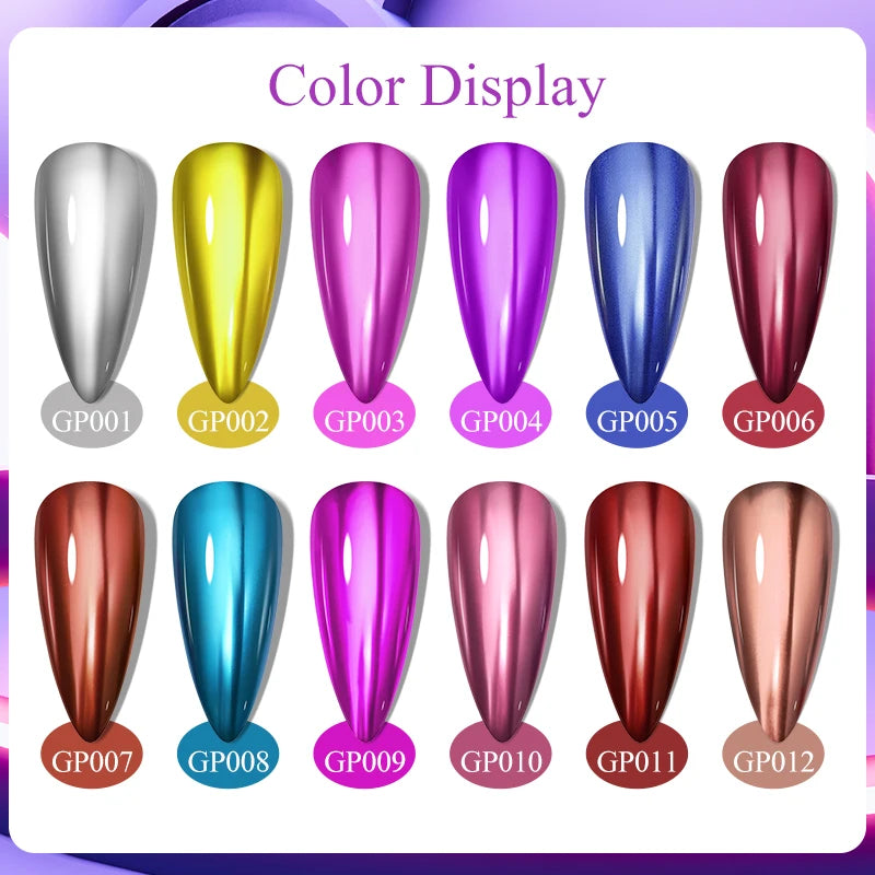 MEET ACROSS chroma metallic enamels