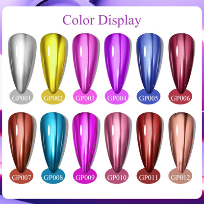 MEET ACROSS chroma metallic enamels