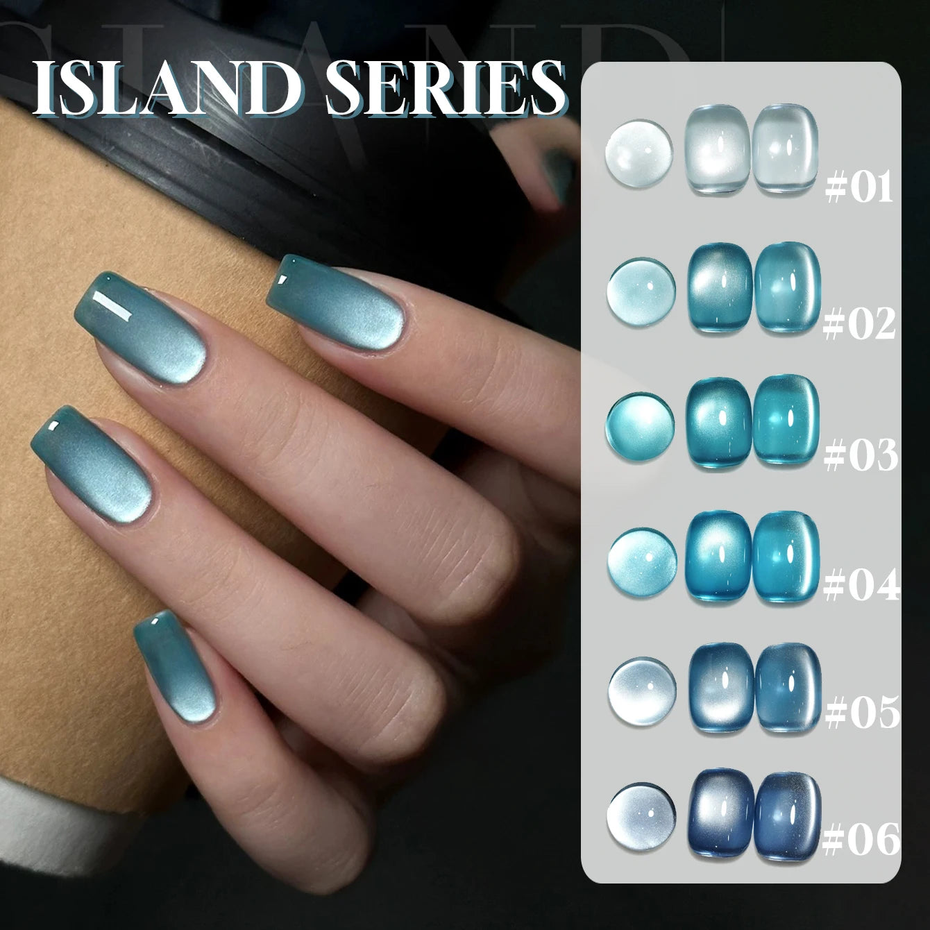 Island Series Magnetic Nail Polishes