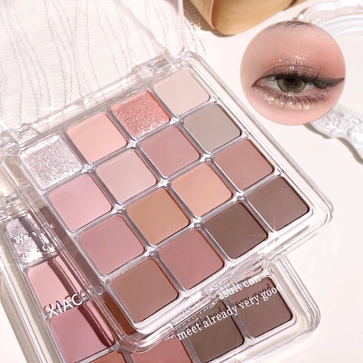 Paleta de Sombras de XIAOYUMI 16 Colores.