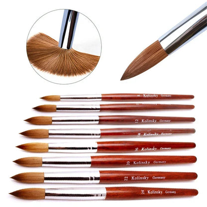 Manicure brushes.