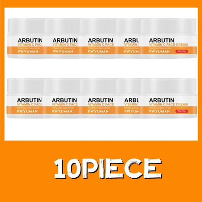 Facial cream with vitamin C and ARBUTIN