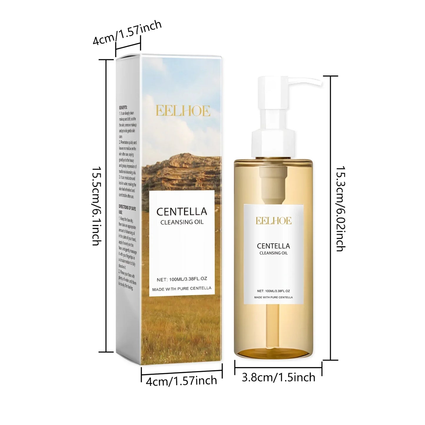 Aceite desmaquillante de Centella EELHOE