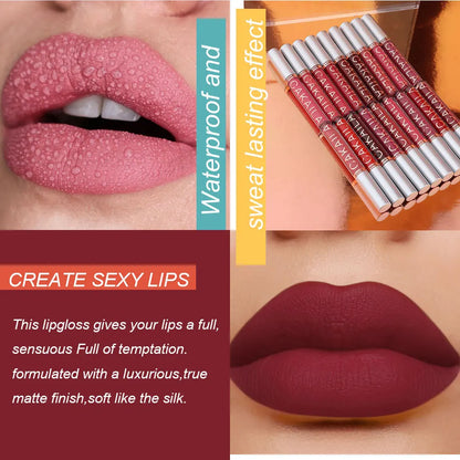 Liquid lipstick.