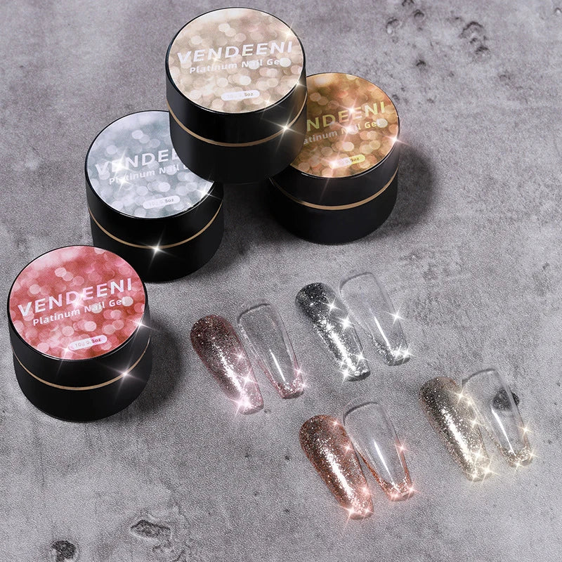 Set of 4 Vendeeni gel glitter