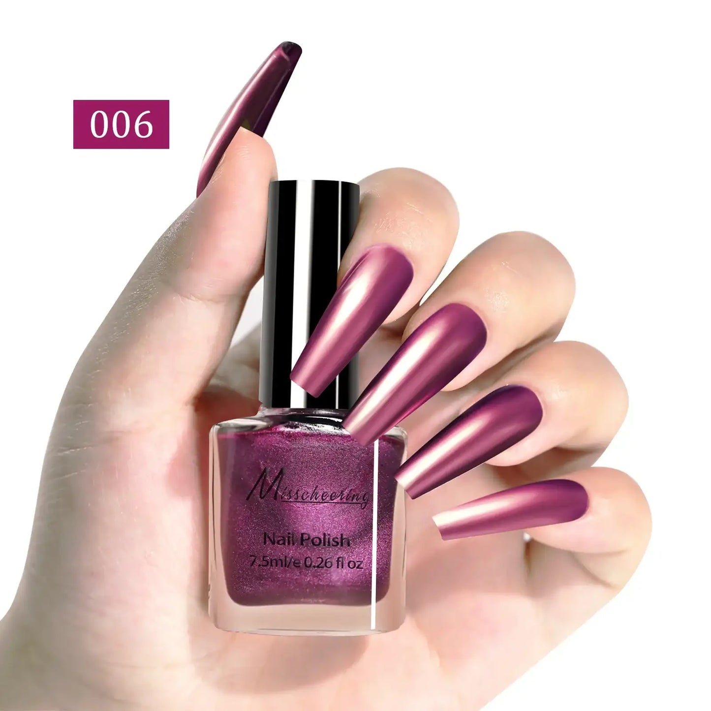 12 Esmaltes metálicos Misscheering
