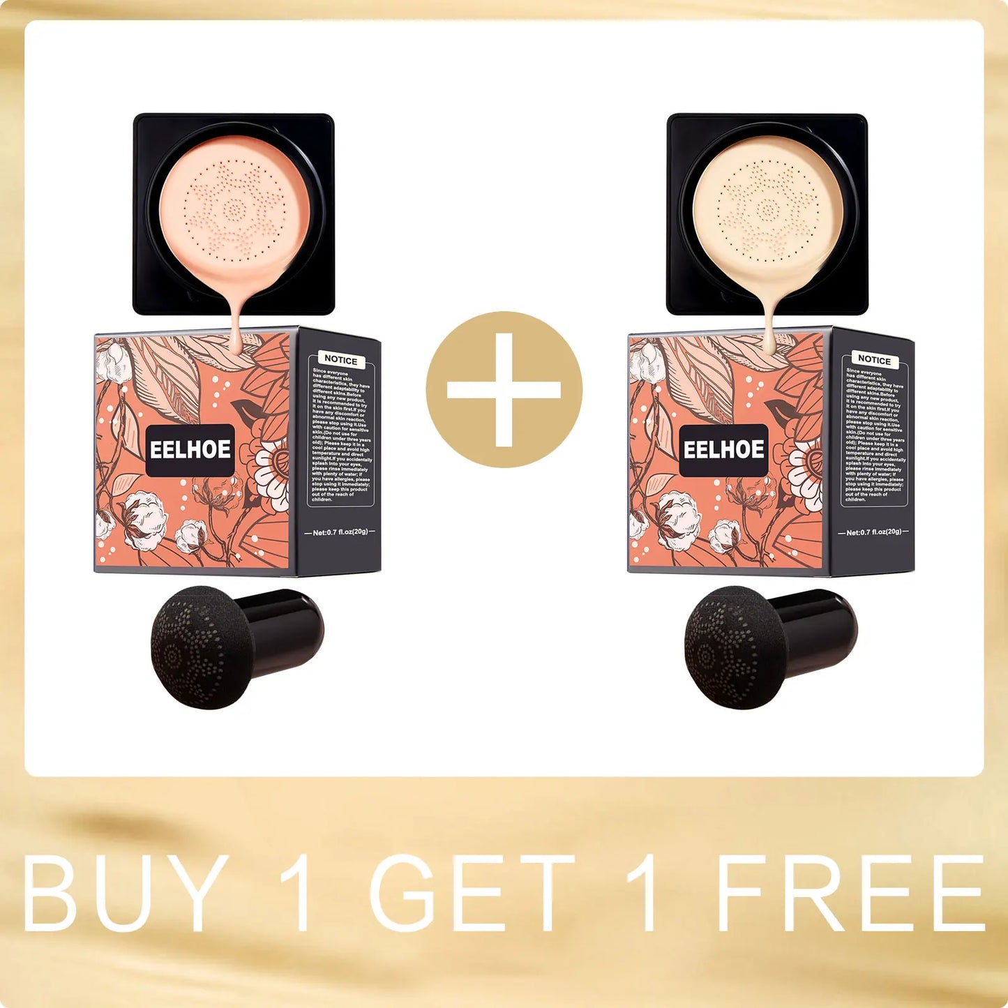 CC cream foundation with Eelhoe air cushion