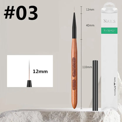 Manicure brushes.