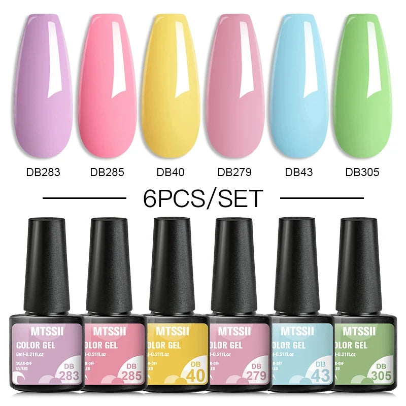 +50 Colecciones de 6 Esmaltes Semipermanentes MTSSII