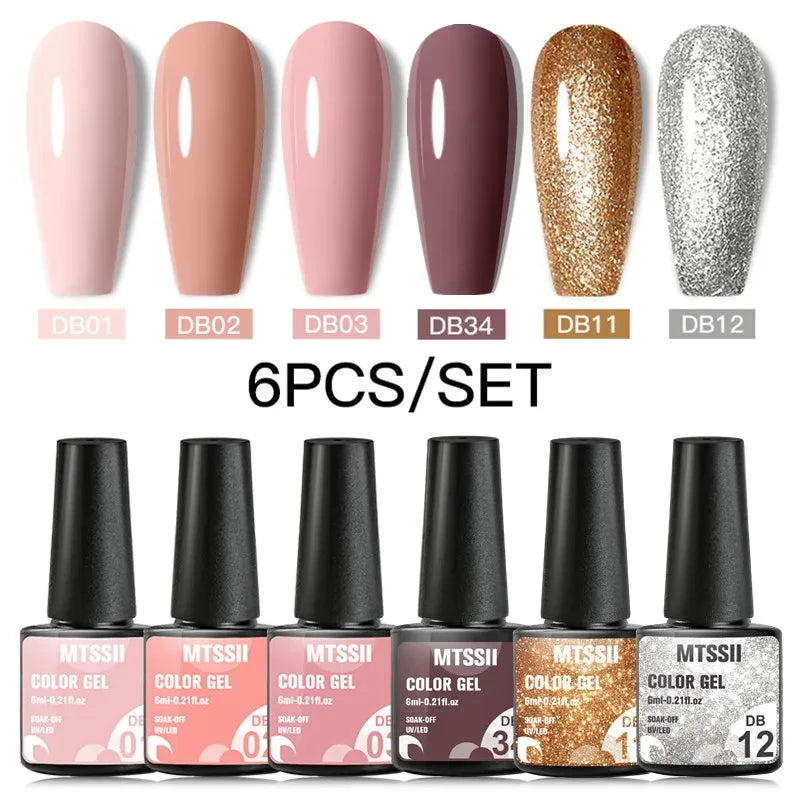 +50 Colecciones de 6 Esmaltes Semipermanentes MTSSII