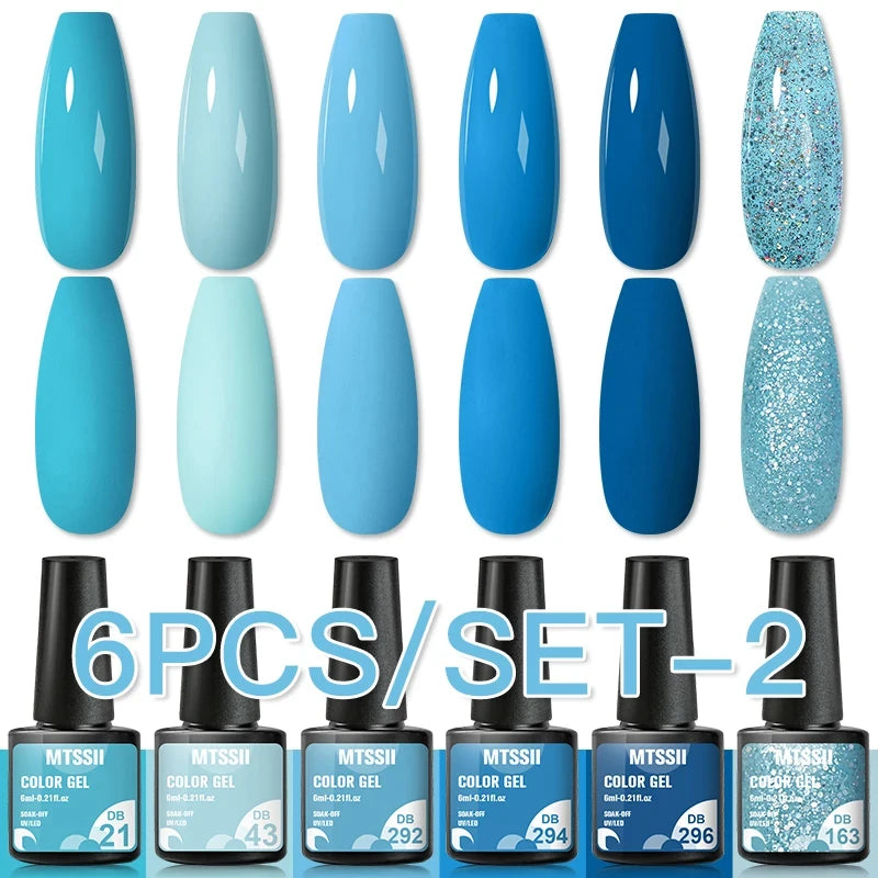 +50 Colecciones de 6 Esmaltes Semipermanentes MTSSII