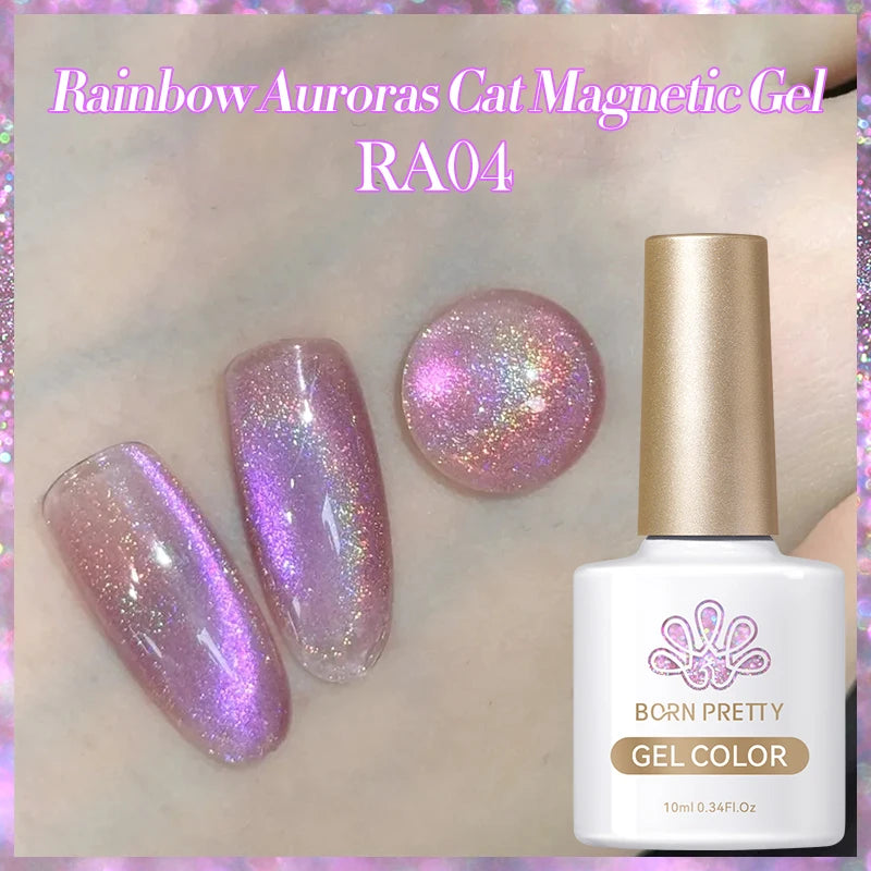 BORN PRETTY 6 Colors UV Magnetic Nail Polish