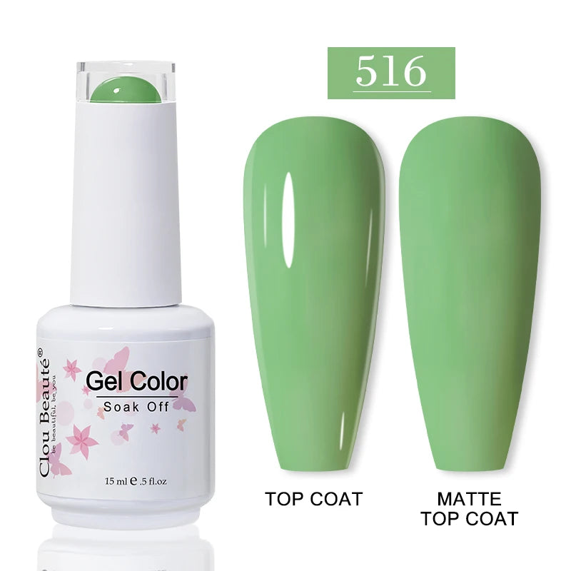 CLOU BEAUTE 30 colores de esmalte en gel de secado UV