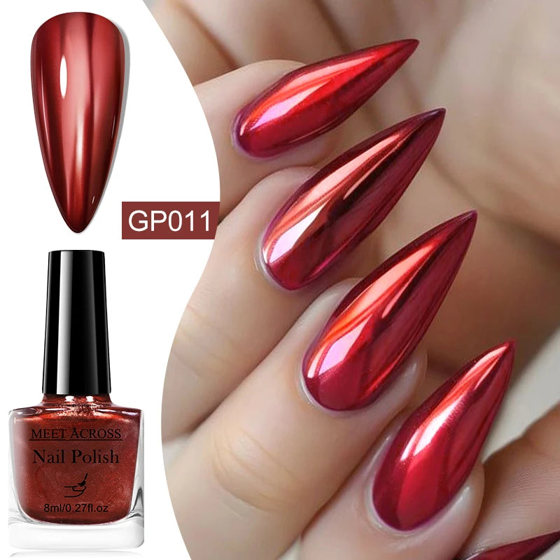 MEET ACROSS chroma metallic enamels