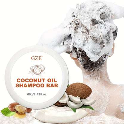 GZE Champú en barra, de aceite de coco con vitamina y ácidos grasos.