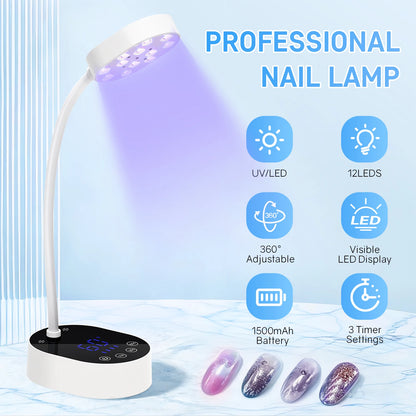 Lámpara led para curar esmalte de uñas,