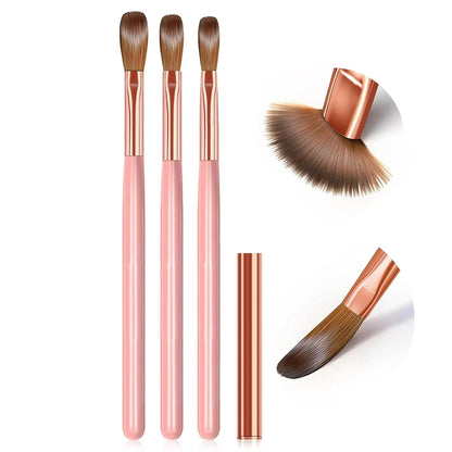 Pinceles para manicura y pedicura.