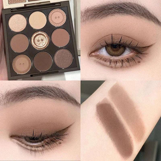 Paleta de Sombras de 9 Colores.