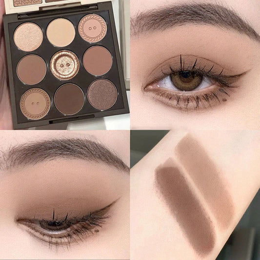 Paleta de Sombras Kalvaro de 9 Colores.