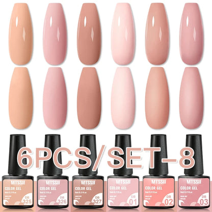 +50 Colecciones de 6 Esmaltes Semipermanentes MTSSII