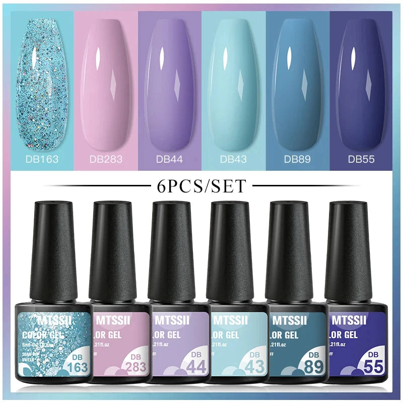 +50 Colecciones de 6 Esmaltes Semipermanentes MTSSII