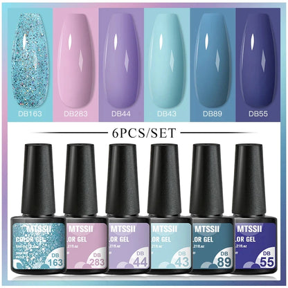 +50 Colecciones de 6 Esmaltes Semipermanentes MTSSII