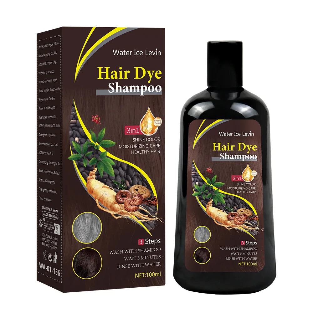 HAIRDYE Champú brillo color y cuidado hidratantes.