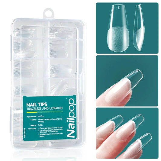 Uñas Postizas Nailpop 120pcs/box Gel X