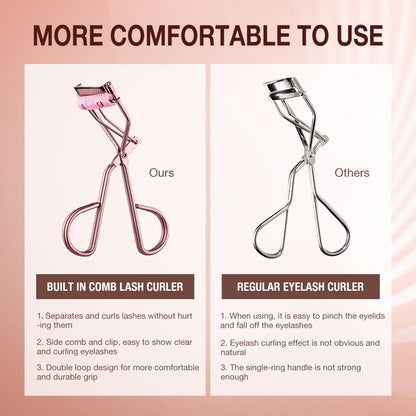 Professional Rose Gold Eyelash Curler.