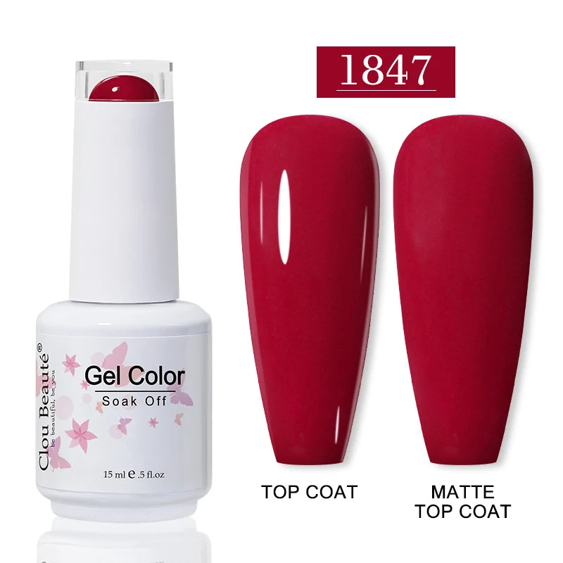 CLOU BEAUTE 30 colores de esmalte en gel de secado UV